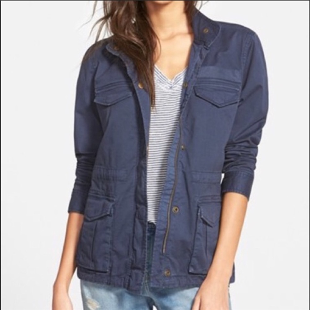 Hinge Navy Blue Utility Jacket - image 1